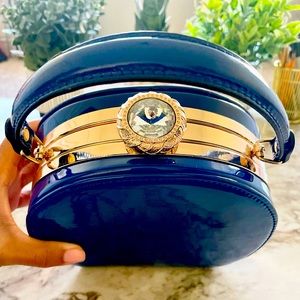 Patent Clutch Evening Bag